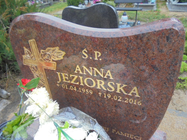 Anna Jeziorska  1959 Elbląg - Grobonet - Wyszukiwarka osób pochowanych