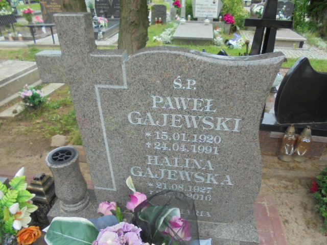 Halina Gajewska 1927 Elbląg - Grobonet - Wyszukiwarka osób pochowanych
