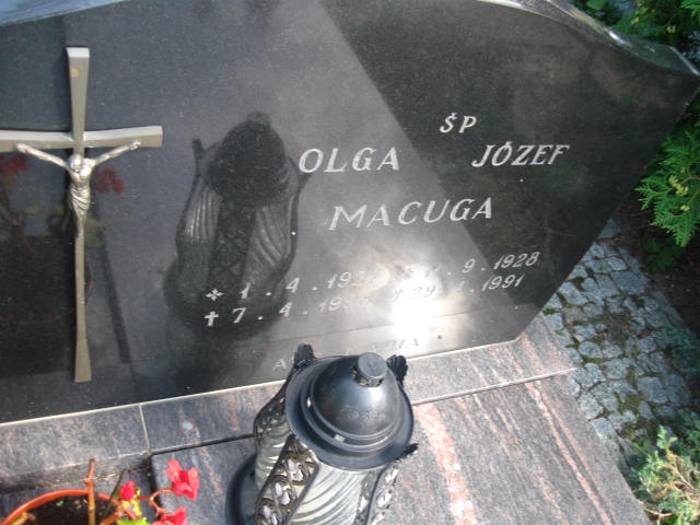 Olga Macuga 1927 Elbląg - Grobonet - Wyszukiwarka osób pochowanych