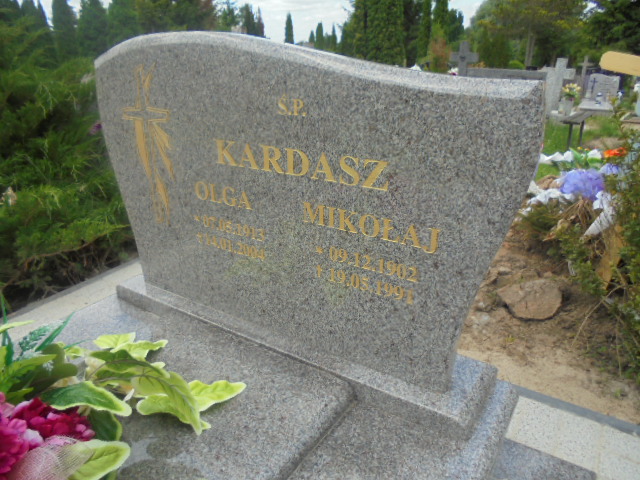 Mikołaj Kardasz 1902 Elbląg - Grobonet - Wyszukiwarka osób pochowanych