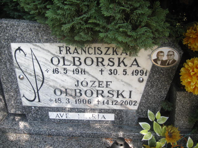 Franciszka Olborska 1911 Elbląg - Grobonet - Wyszukiwarka osób pochowanych