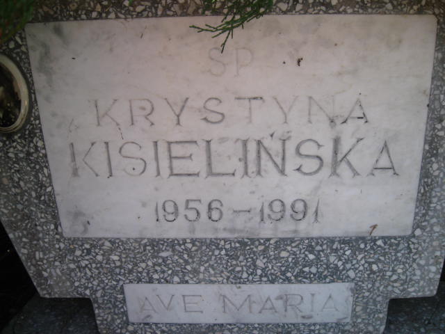 Krystyna Kisielińska 1956 Elbląg - Grobonet - Wyszukiwarka osób pochowanych
