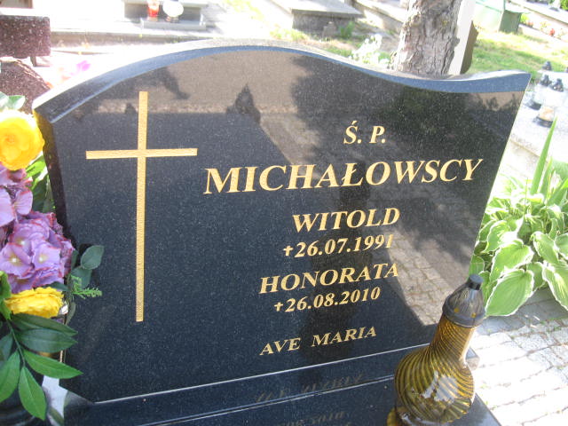 Honorata Michałowska 1930 Elbląg - Grobonet - Wyszukiwarka osób pochowanych