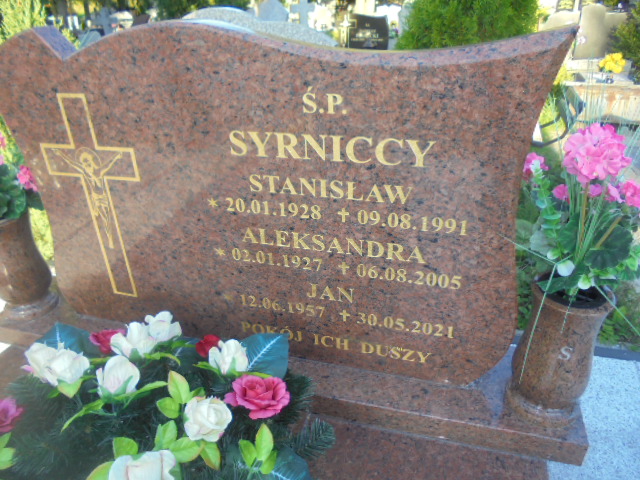 Jan  Andrzej Syrnicki 1957 Elbląg - Grobonet - Wyszukiwarka osób pochowanych