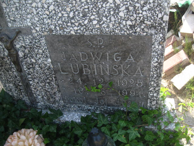 Jadwiga Lubińska 1925 Elbląg - Grobonet - Wyszukiwarka osób pochowanych