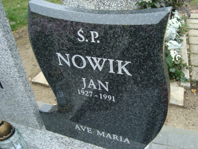 Jan Nowik 1927 Elbląg - Grobonet - Wyszukiwarka osób pochowanych