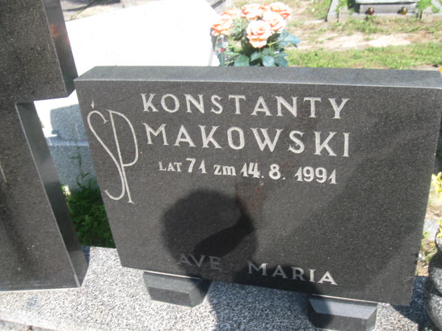 Konstanty Makowski 1920 Elbląg - Grobonet - Wyszukiwarka osób pochowanych