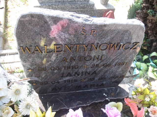 Antoni Walentynowicz 1908 Elbląg - Grobonet - Wyszukiwarka osób pochowanych