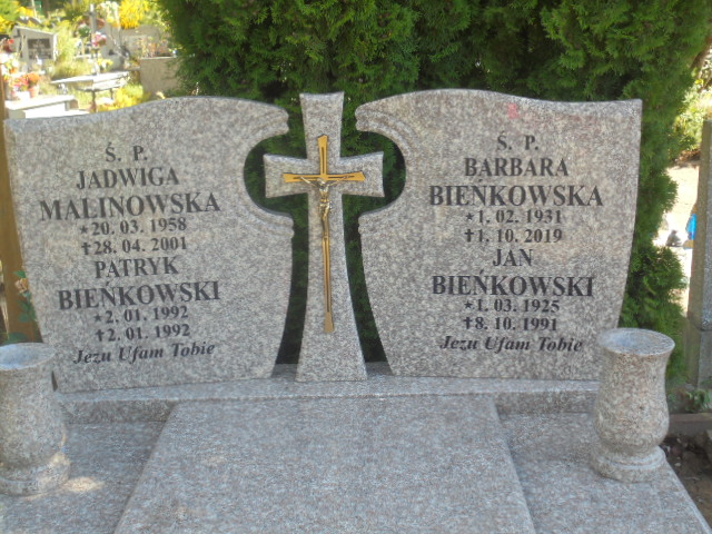 Jan Bieńkowski 1925 Elbląg - Grobonet - Wyszukiwarka osób pochowanych