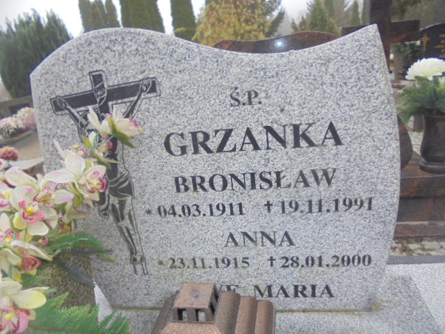 Anna Grzanka 1915 Elbląg - Grobonet - Wyszukiwarka osób pochowanych