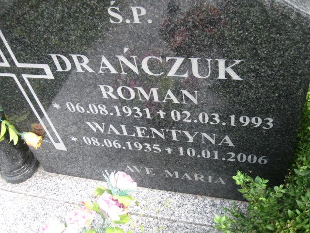 Walentyna Drańczuk 1935 Elbląg - Grobonet - Wyszukiwarka osób pochowanych