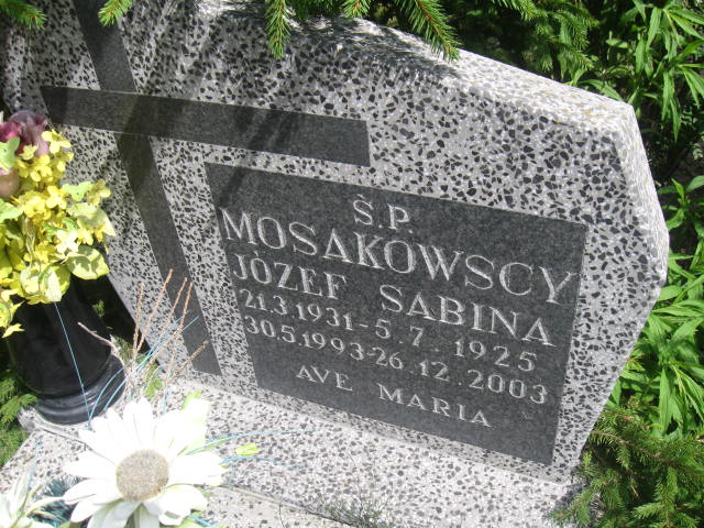 Sabina Mosakowska 1925 Elbląg - Grobonet - Wyszukiwarka osób pochowanych