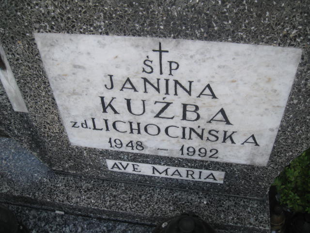 Janina Teresa Kuźba 1948 Elbląg - Grobonet - Wyszukiwarka osób pochowanych