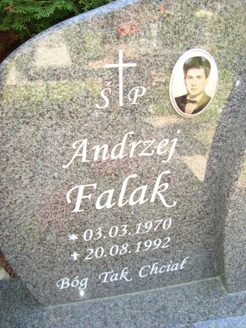 Grób Andrzej Falak