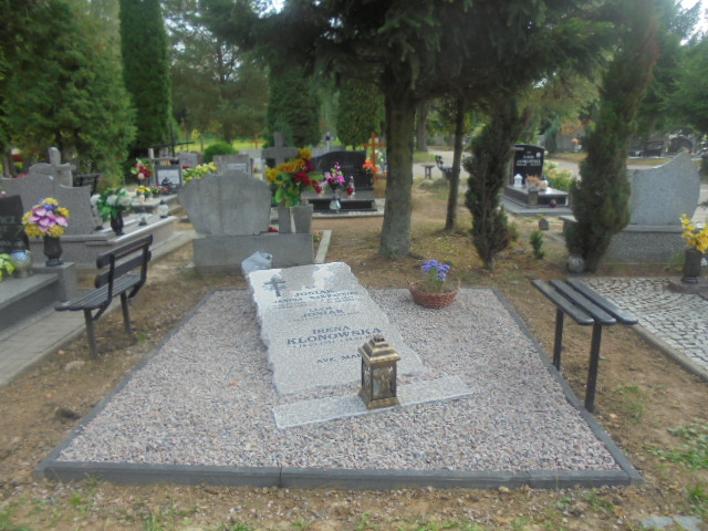Grób Irena Józefa Klonowska