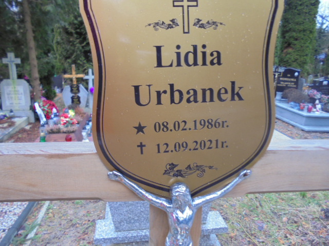 Grób Lidia Urbanek 