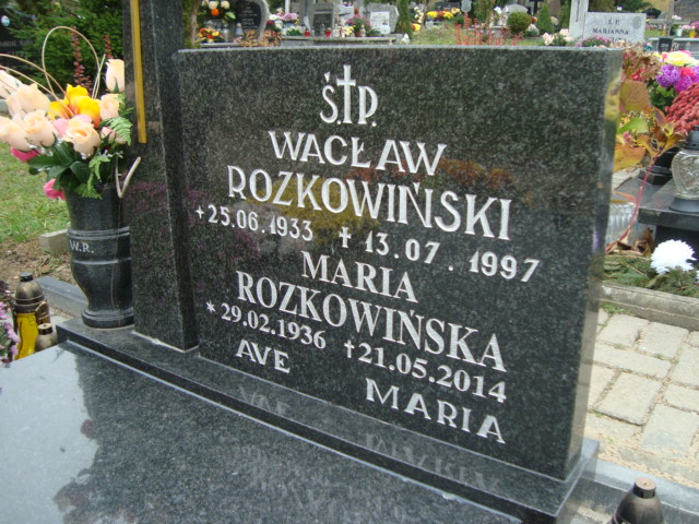 Maria Rozkowińska 1936 Elbląg - Grobonet - Wyszukiwarka osób pochowanych
