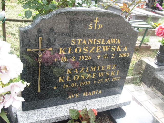 Kazimierz Kłoszewski 1930 Elbląg - Grobonet - Wyszukiwarka osób pochowanych