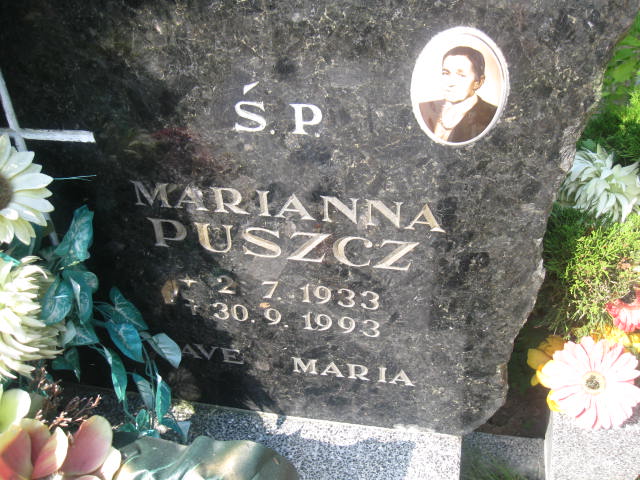 Marianna Puszcz 1933 Elbląg - Grobonet - Wyszukiwarka osób pochowanych
