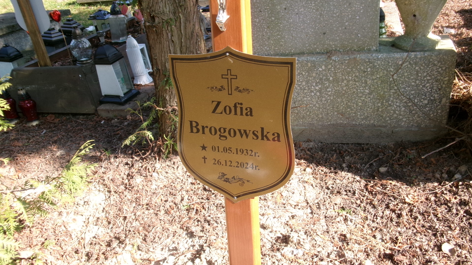 Zofia Brogowska 1932 Elbląg - Grobonet - Wyszukiwarka osób pochowanych