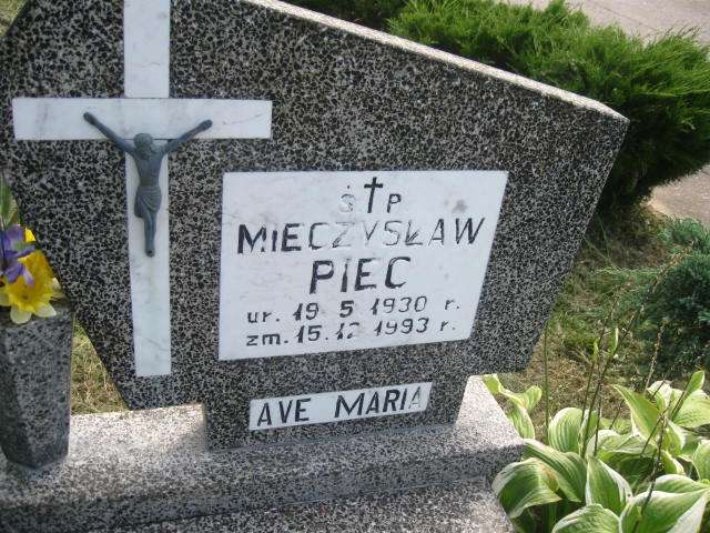 Mieczysław Piec 1930 Elbląg - Grobonet - Wyszukiwarka osób pochowanych