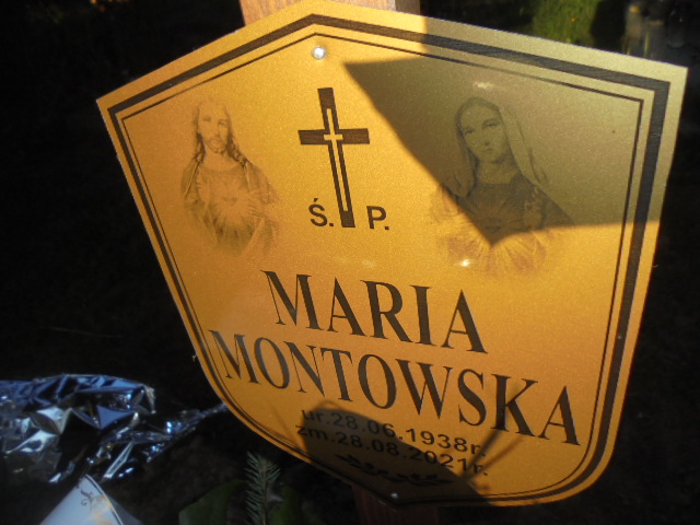 Maria Montowska 1938 Elbląg - Grobonet - Wyszukiwarka osób pochowanych