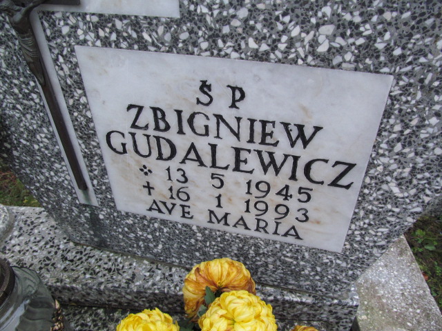 Zbigniew Gudalewicz 1945 Elbląg - Grobonet - Wyszukiwarka osób pochowanych
