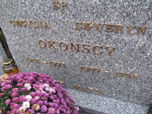 Cecylia Okońska 1912 Elbląg - Grobonet - Wyszukiwarka osób pochowanych