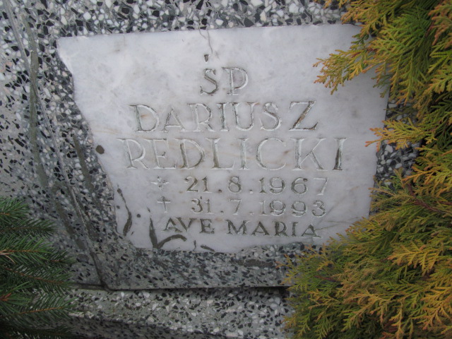 Grzegorz Redlicki 1976 Elbląg - Grobonet - Wyszukiwarka osób pochowanych
