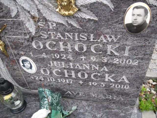 Stanisław Ochocki 1924 Elbląg - Grobonet - Wyszukiwarka osób pochowanych