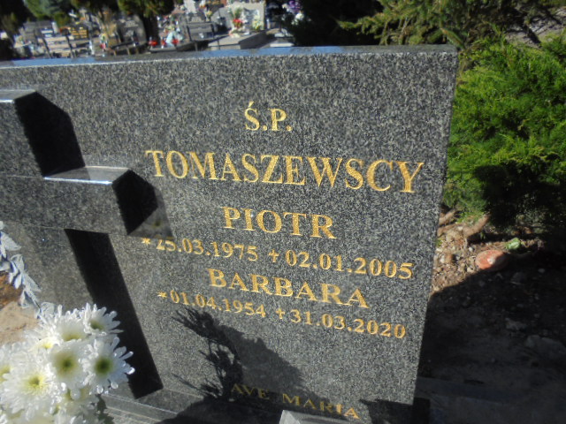 Barbara Tomaszewska 1954 Elbląg - Grobonet - Wyszukiwarka osób pochowanych