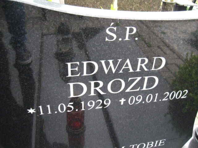 Edward Drozd 1929 Elbląg - Grobonet - Wyszukiwarka osób pochowanych