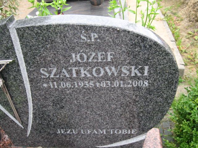 Józef Szatkowski 1935 Elbląg - Grobonet - Wyszukiwarka osób pochowanych