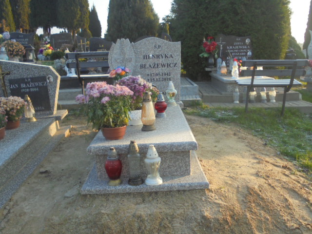 Henryka Błażewicz 1942 Elbląg - Grobonet - Wyszukiwarka osób pochowanych