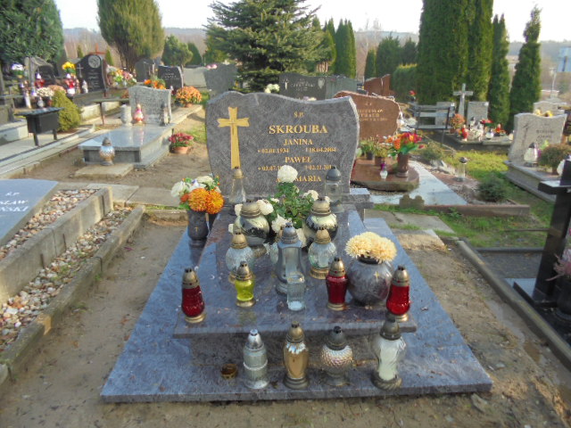 Grób Janina Skrouba