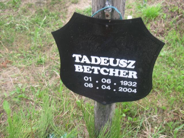 Tadeusz Jan Betcher 1932 Elbląg - Grobonet - Wyszukiwarka osób pochowanych