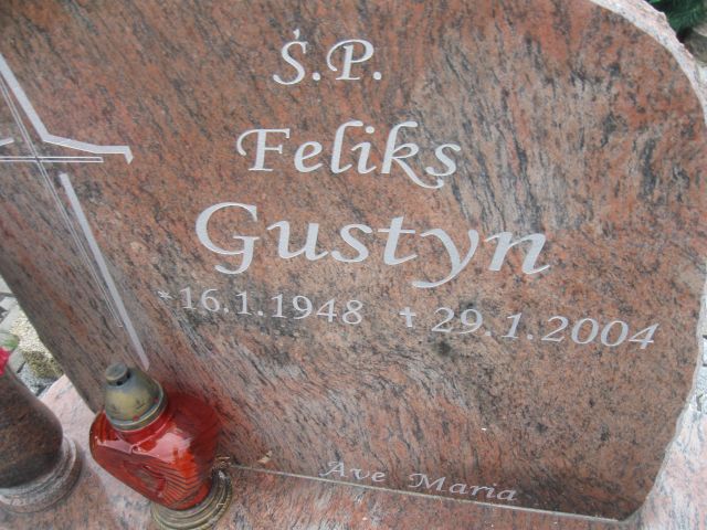 Feliks Gustyn 1948 Elbląg - Grobonet - Wyszukiwarka osób pochowanych