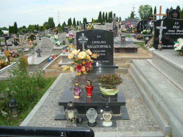 Grób Czesława Sagatowska