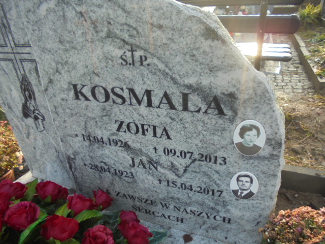Jan Kosmala 1923 Elbląg - Grobonet - Wyszukiwarka osób pochowanych