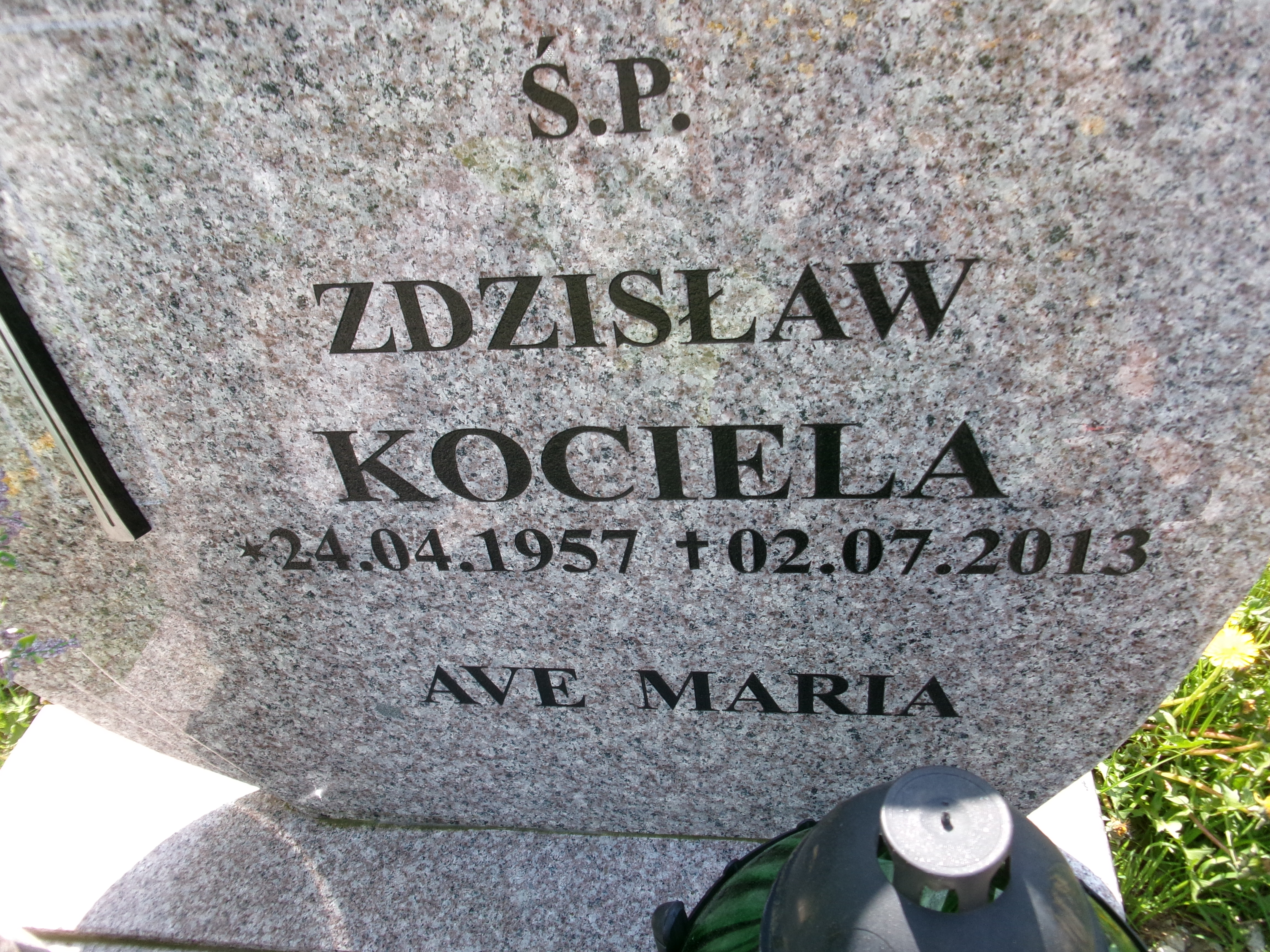 Zdzisław Kociela 1957 Elbląg - Grobonet - Wyszukiwarka osób pochowanych