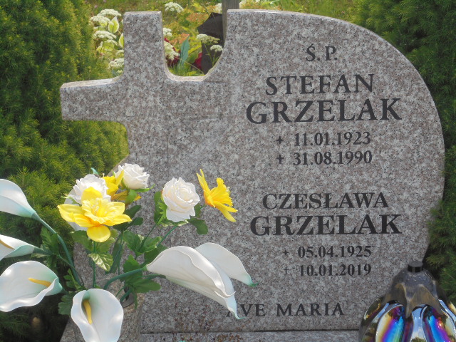 Czesława Grzelak 1925 Elbląg - Grobonet - Wyszukiwarka osób pochowanych