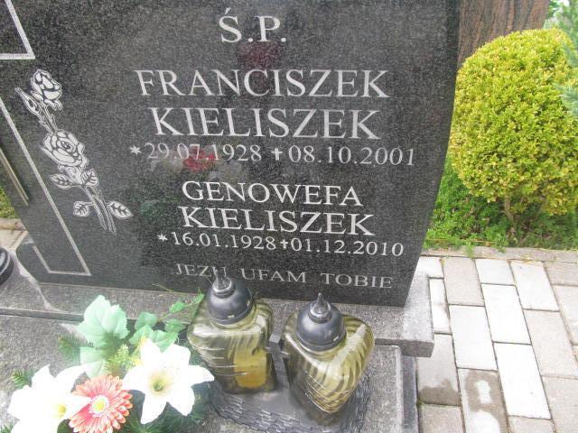 Genowefa Kieliszek 1928 Elbląg - Grobonet - Wyszukiwarka osób pochowanych