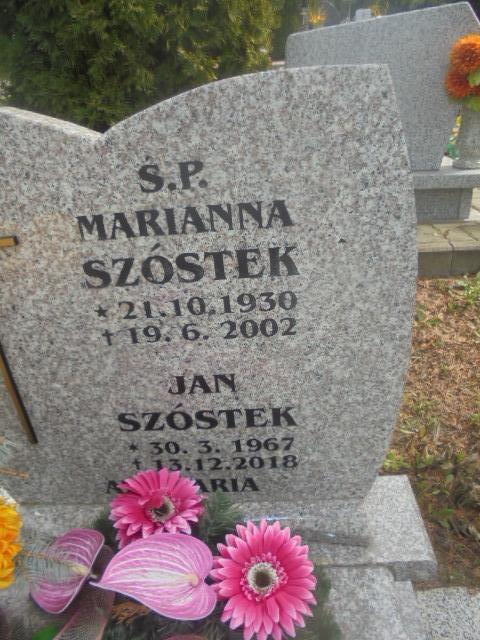 Jan  Piotr Szóstek 1967 Elbląg - Grobonet - Wyszukiwarka osób pochowanych