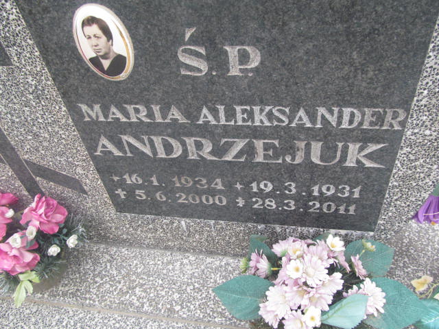 Maria Andrzejuk 1934 Elbląg - Grobonet - Wyszukiwarka osób pochowanych