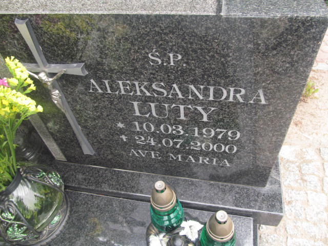 Aleksandra Luty 1979 Elbląg - Grobonet - Wyszukiwarka osób pochowanych