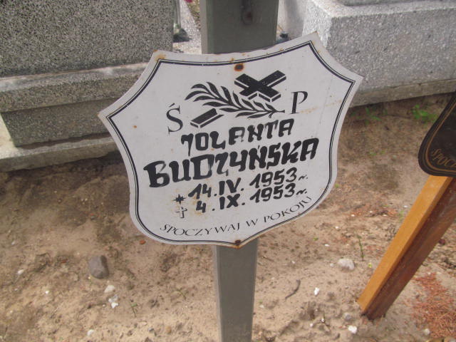 Jolanta Budzyńska 1953 Elbląg - Grobonet - Wyszukiwarka osób pochowanych