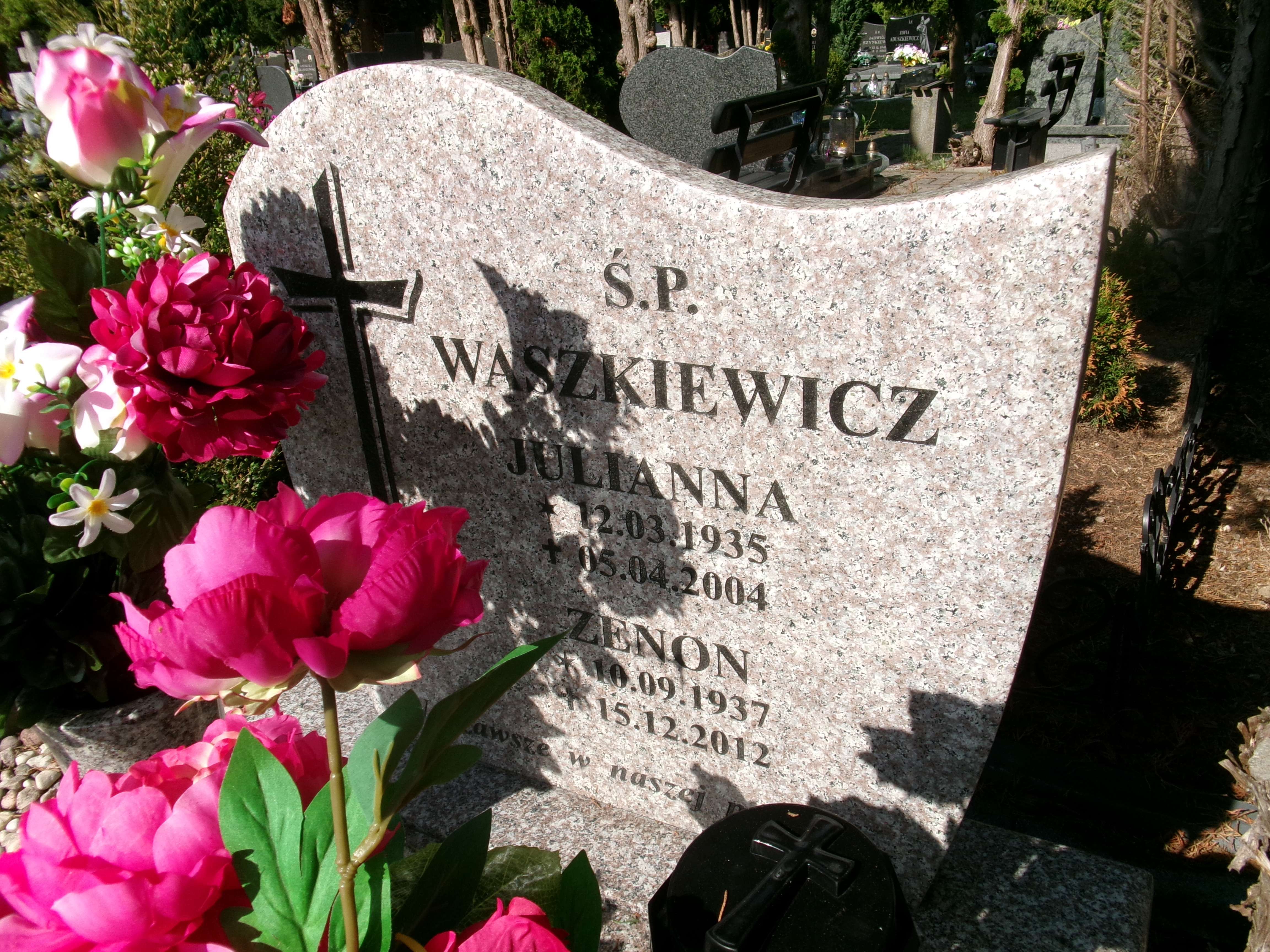 Zenon Waszkiewicz 1937 Elbląg - Grobonet - Wyszukiwarka osób pochowanych