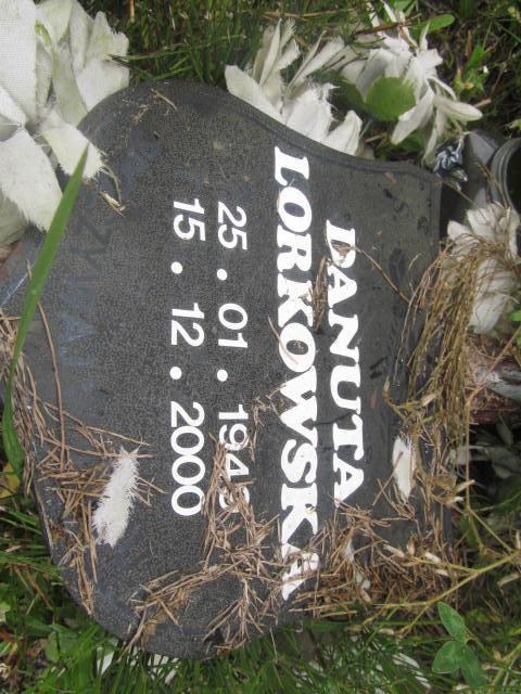 Danuta Lorkowska 1949 Elbląg - Grobonet - Wyszukiwarka osób pochowanych