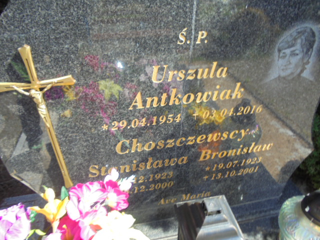 Urszula Antkowiak 1954 Elbląg - Grobonet - Wyszukiwarka osób pochowanych