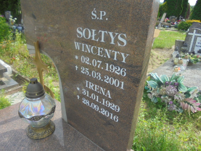 Wincenty Michał Sołtys 1926 Elbląg - Grobonet - Wyszukiwarka osób pochowanych